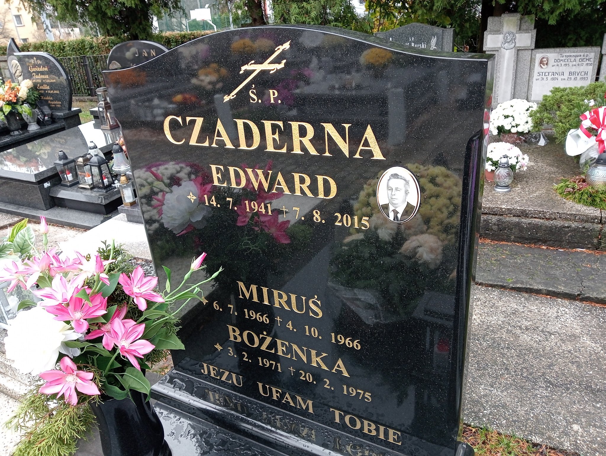 Edward Czaderna 1941 Kozy - Grobonet - Wyszukiwarka osób pochowanych