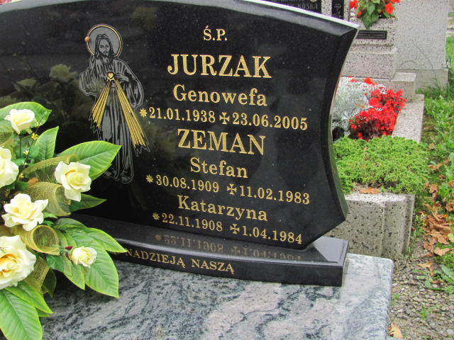 Katarzyna Zeman 1908 Kozy - Grobonet - Wyszukiwarka osób pochowanych