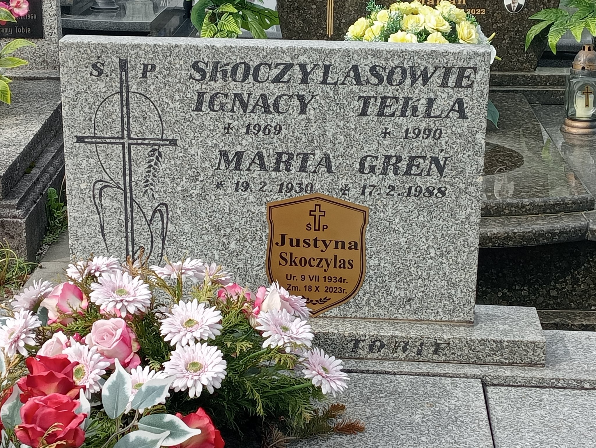 Justyna Skoczylas 1934 Kozy - Grobonet - Wyszukiwarka osób pochowanych