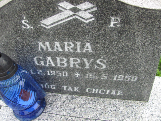 Maria Gabryś 1950 Kozy - Grobonet - Wyszukiwarka osób pochowanych