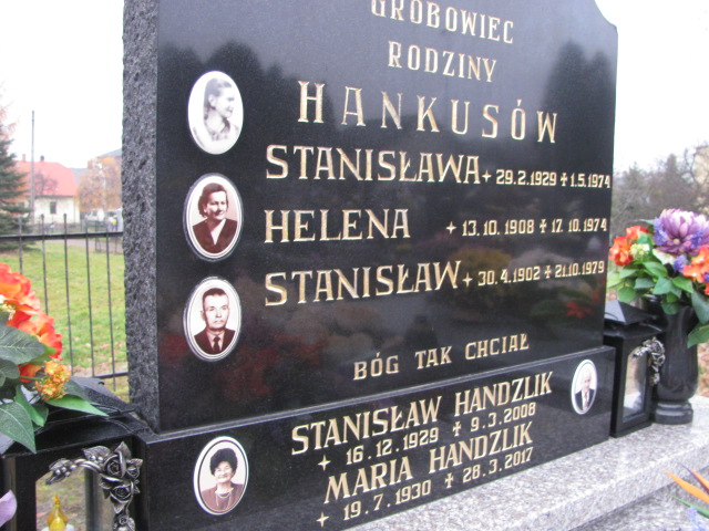 Stanisław Handzlik 1929 Kozy - Grobonet - Wyszukiwarka osób pochowanych
