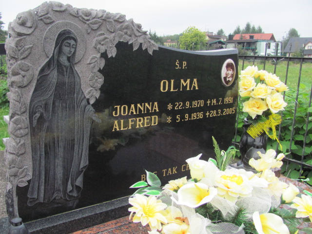 Joanna Olma 1970 Kozy - Grobonet - Wyszukiwarka osób pochowanych