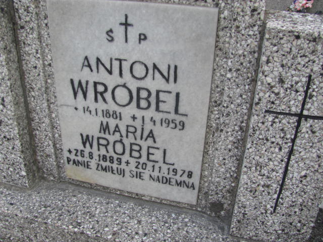 Antoni Wróbel 1881 Kozy - Grobonet - Wyszukiwarka osób pochowanych