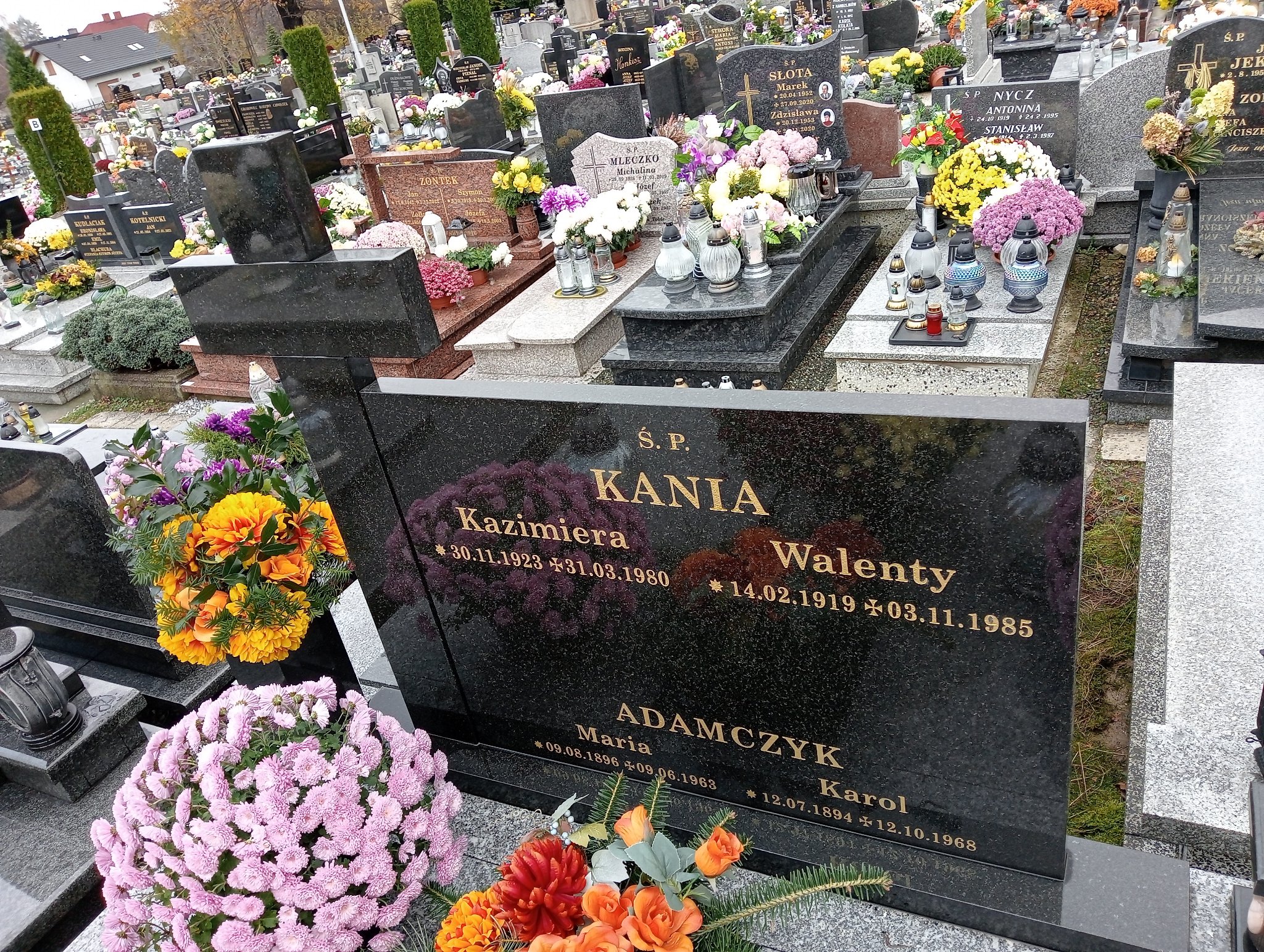 Maria Adamczyk 1896 Kozy - Grobonet - Wyszukiwarka osób pochowanych