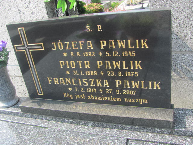 Piotr Pawlik 1889 Kozy - Grobonet - Wyszukiwarka osób pochowanych