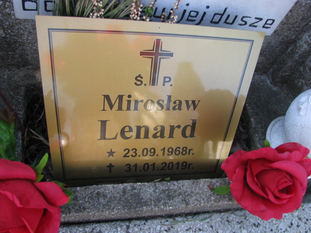 Mirosław Lenard 1968 Kozy - Grobonet - Wyszukiwarka osób pochowanych
