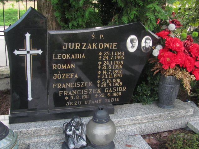 Józefa Jurzak 1897 Kozy - Grobonet - Wyszukiwarka osób pochowanych