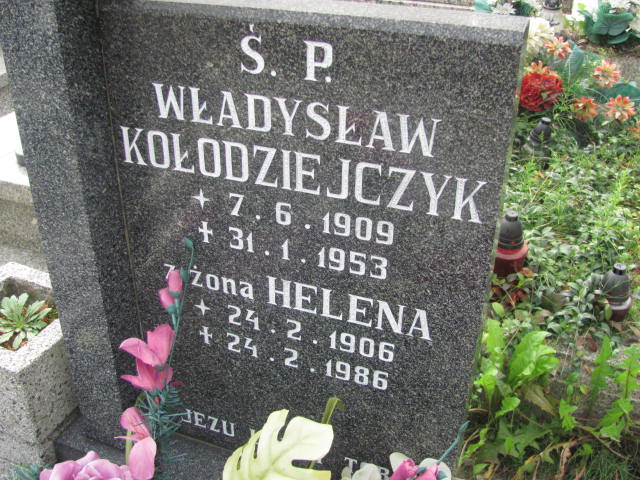 Władysław Kołodziejczyk 1909 Kozy - Grobonet - Wyszukiwarka osób pochowanych