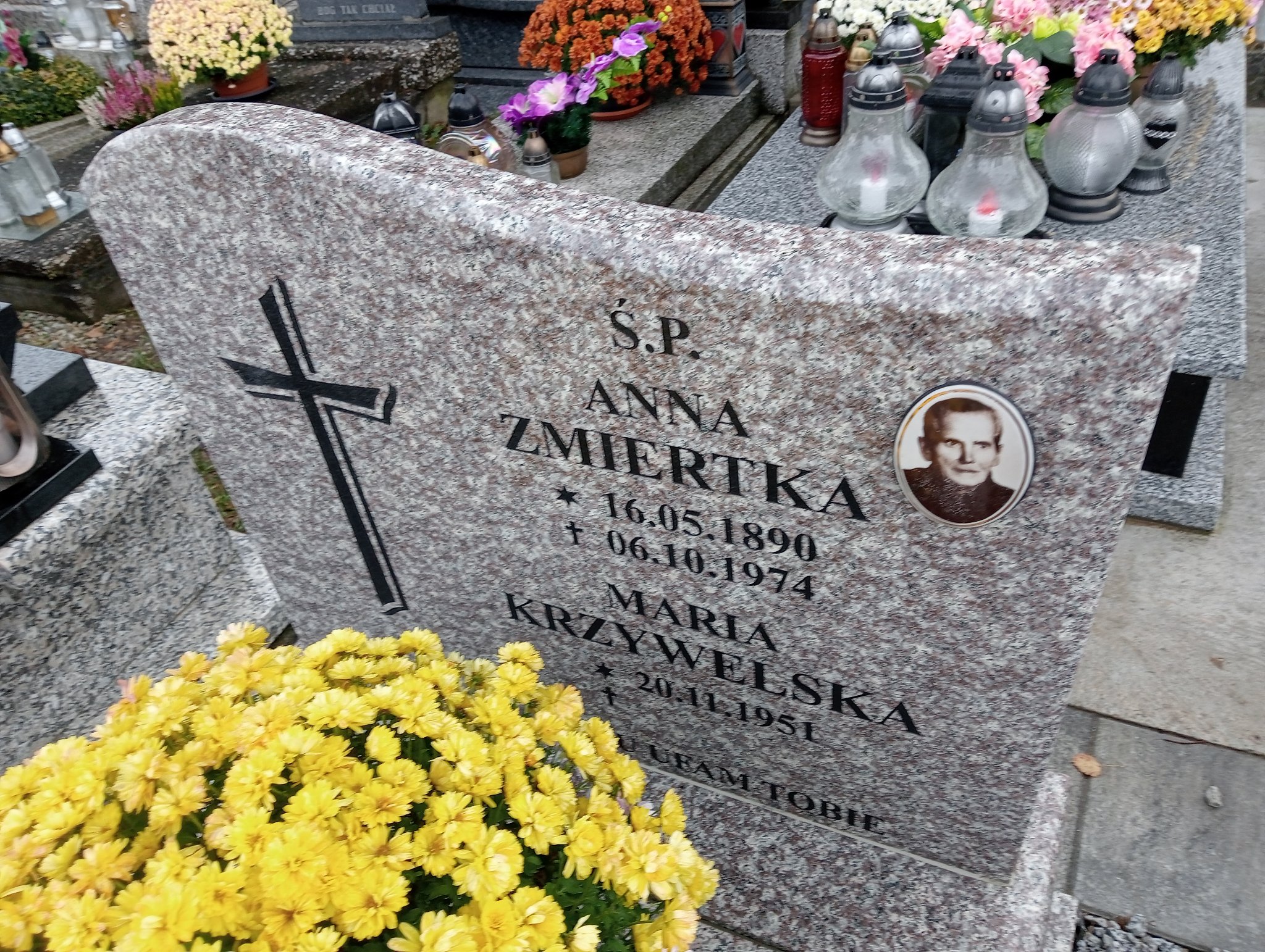 Anna Zmiertka 1890 Kozy - Grobonet - Wyszukiwarka osób pochowanych