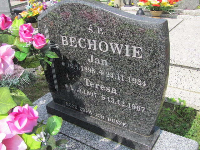 Jan Bech 1895 Kozy - Grobonet - Wyszukiwarka osób pochowanych