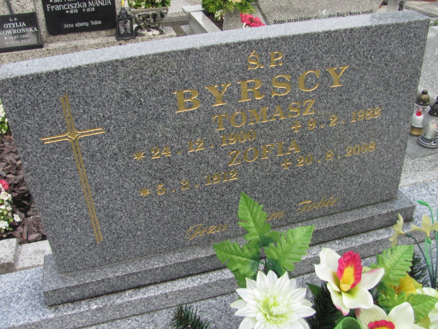 Tomasz Byrski 1900 Kozy - Grobonet - Wyszukiwarka osób pochowanych