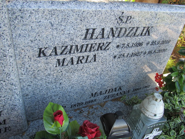 Maria Handzlik 1927 Kozy - Grobonet - Wyszukiwarka osób pochowanych