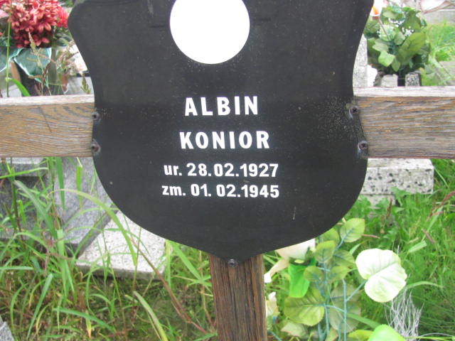 Albin Konior  1927 Kozy - Grobonet - Wyszukiwarka osób pochowanych