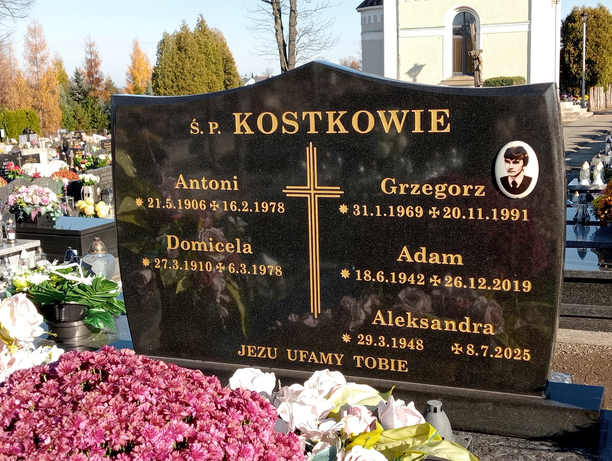 Adam Kostka 1942 Kozy - Grobonet - Wyszukiwarka osób pochowanych