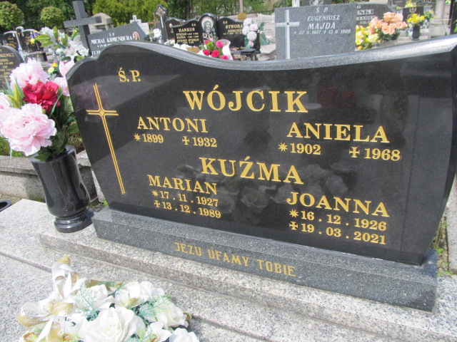 Joanna Kuźma 1926 Kozy - Grobonet - Wyszukiwarka osób pochowanych