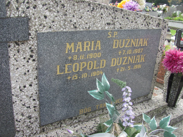 Maria Duźniak 1900 Kozy - Grobonet - Wyszukiwarka osób pochowanych