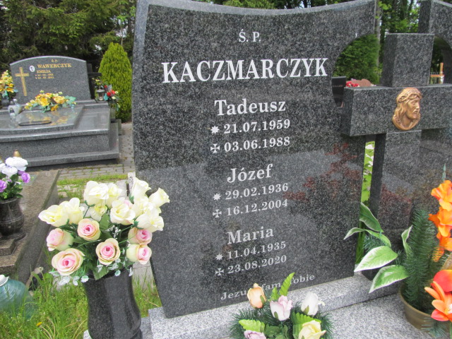 Józef Kaczmarczyk 1936 Kozy - Grobonet - Wyszukiwarka osób pochowanych