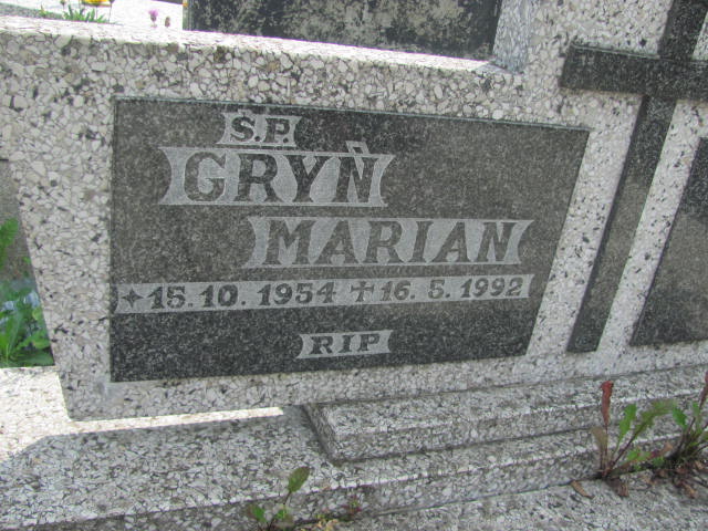 Marian Gryń 1954 Kozy - Grobonet - Wyszukiwarka osób pochowanych