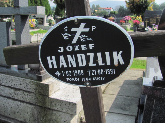 Józef Handzlik 1908 Kozy - Grobonet - Wyszukiwarka osób pochowanych