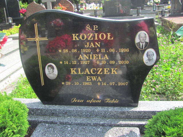 Ewa Klaczek 1963 Kozy - Grobonet - Wyszukiwarka osób pochowanych