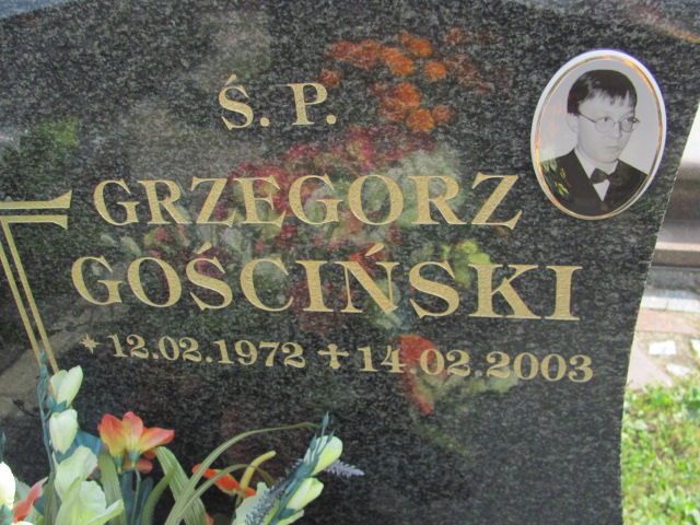Grzegorz Gościński 1972 Kozy - Grobonet - Wyszukiwarka osób pochowanych